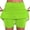 Green, variant on Women's Elastic Yoga Skirt Color Sports Shorts Lightweight High Waisted Tight Print Jogging 2024 Fall Skirt, Size XXL