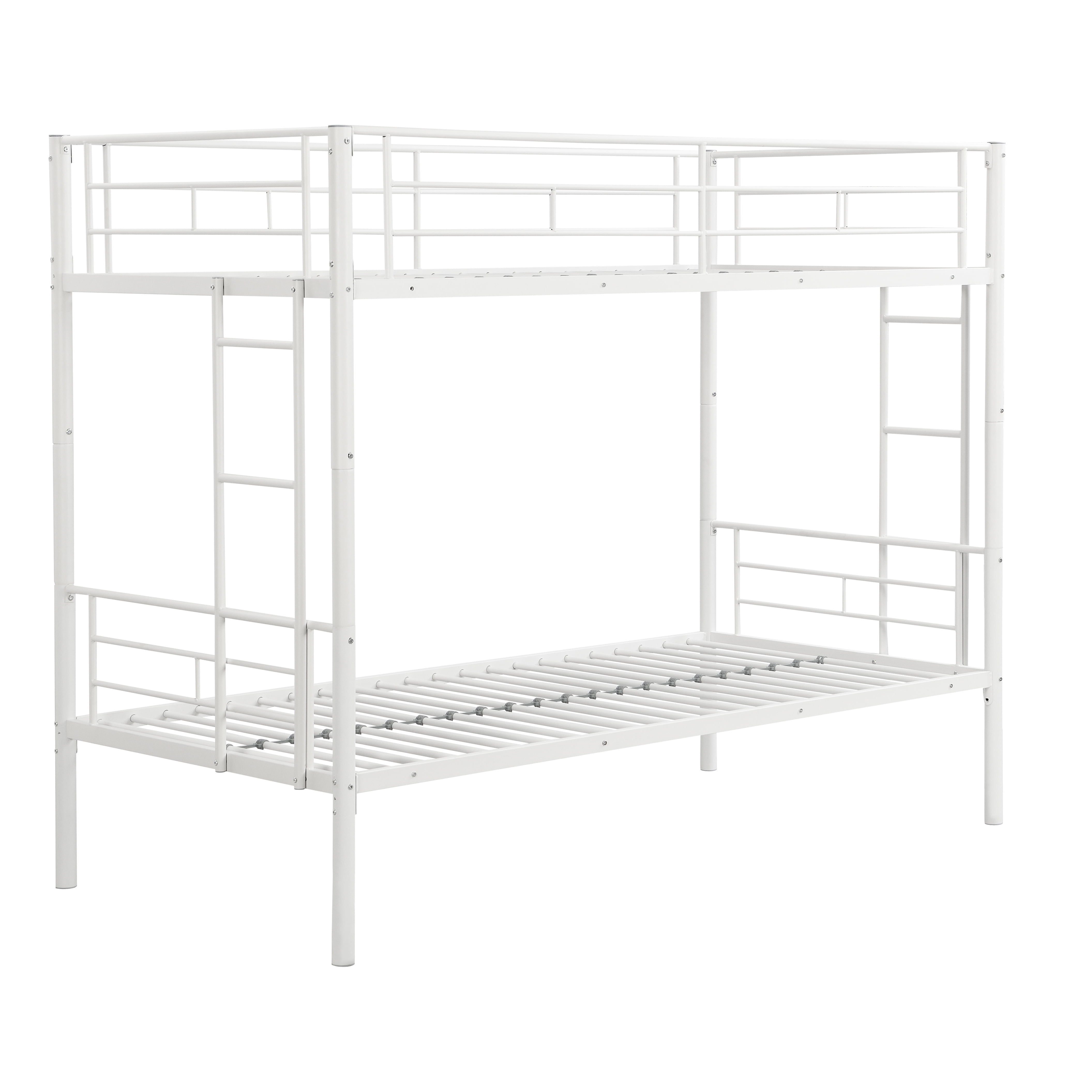 Metal Bunk Bed White