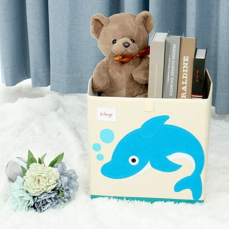 - Foldable Fabric Cartoon Storage Bins Cubes Basket Waterproof Containers
