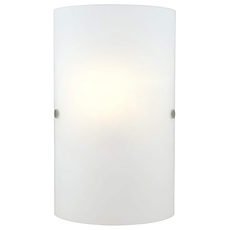 

SkYifF Troy 1-Light Wall Sconce Bathroom Modern Dimmable LED Mirror Vanity Light Fixture Milk Clear