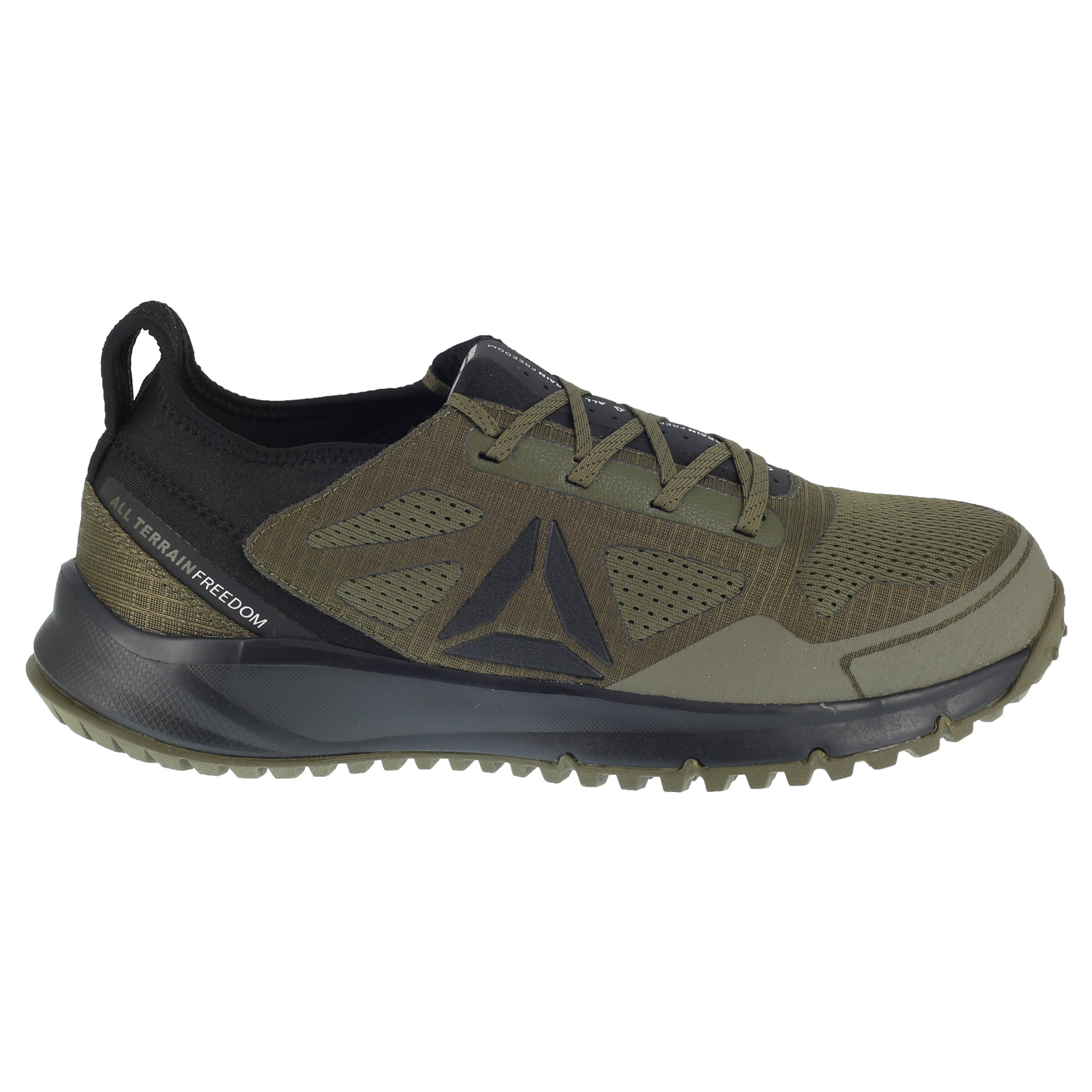 Reebok Mens Sage Green Mesh Work Shoes 