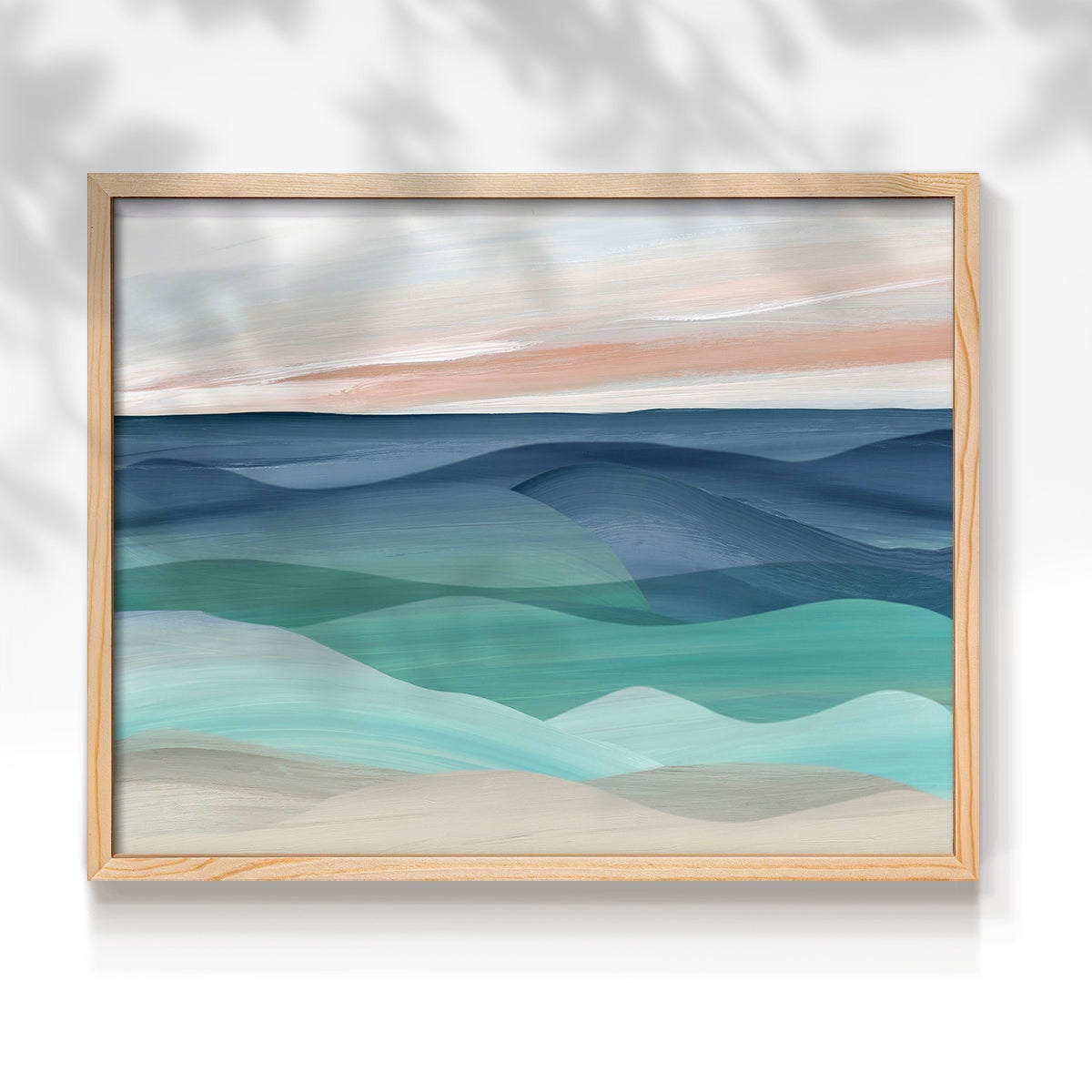 Shifting Seas by Carol Robinson - Restickable Framed Giclée Print