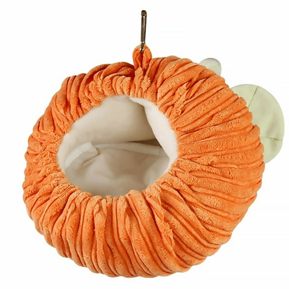 KAKOWELY Hanging Nest 1 Pc Pumpkin Shape Pet Rabbit Cage Hammock Hamster Hedgehog Hammock for Pet8.86"X6.3"X5.51"