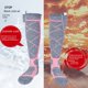 thumbnail image 3 of Calcetines térmicos de invierno con carga USB y calefacción para pies completos Calcetines térmicos eléctricos para esquí, 3 of 5