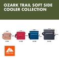 thumbnail image 3 of Ozark Trail 6-Can Soft Sided Cooler with Removable Hard Liner and Coated Exterior, Tan, 3 of 10