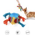 thumbnail image 4 of Pet Dogs Snuffle Ball With Interactive Bite Resistant Rope Squeak Toys Pet Accessories For Medium Large Dogs (14.5 x 10.5cm), 4 of 8
