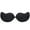 Black, variant on Spencer Women's Strapless Sticky Bra Self Adhesive Backless Push Up Bra Reusable Invisible Silicone Bras "Skin,A Cup"