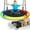 Rainbow, variant on SereneLife Saucer Swing with Hang Kit, Outdoor Tree Swing with Swivel Spinner for Kids (Blue)