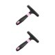 thumbnail image 2 of Methold Peine de aseo para mascotas de silicona no tóxica hipoalergénica, doble hilera de agujas a prueba de herrumbre, amplia aplicación Rosa 2piezas, 2 of 6