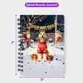 thumbnail image 5 of Happy New Year 2026 Afghan Hound Holiday Balloons Party Snow Spiral Bound Journal Dog Lover 5x7in Spiral Notebook - 13018, 5 of 5