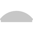 thumbnail image 5 of Ekena Millwork 64"W x 22-7/8"H x 2-3/4"P Segment Arch 3 Spoke Architectural Grade PVC Combination Pediment, 5 of 7
