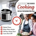 thumbnail image 5 of 5-Quart Digital Rice Cooker with 6 Presets, Nonstick Pot & Steam Tray for Families, 5 of 9