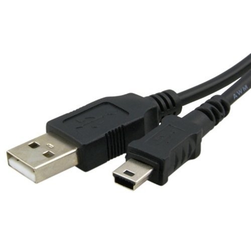 Power Supply :) Mini USB - Cable Charger Cord Lead Wire for Garmin GPS (5 Feet Black) - GPS Cable