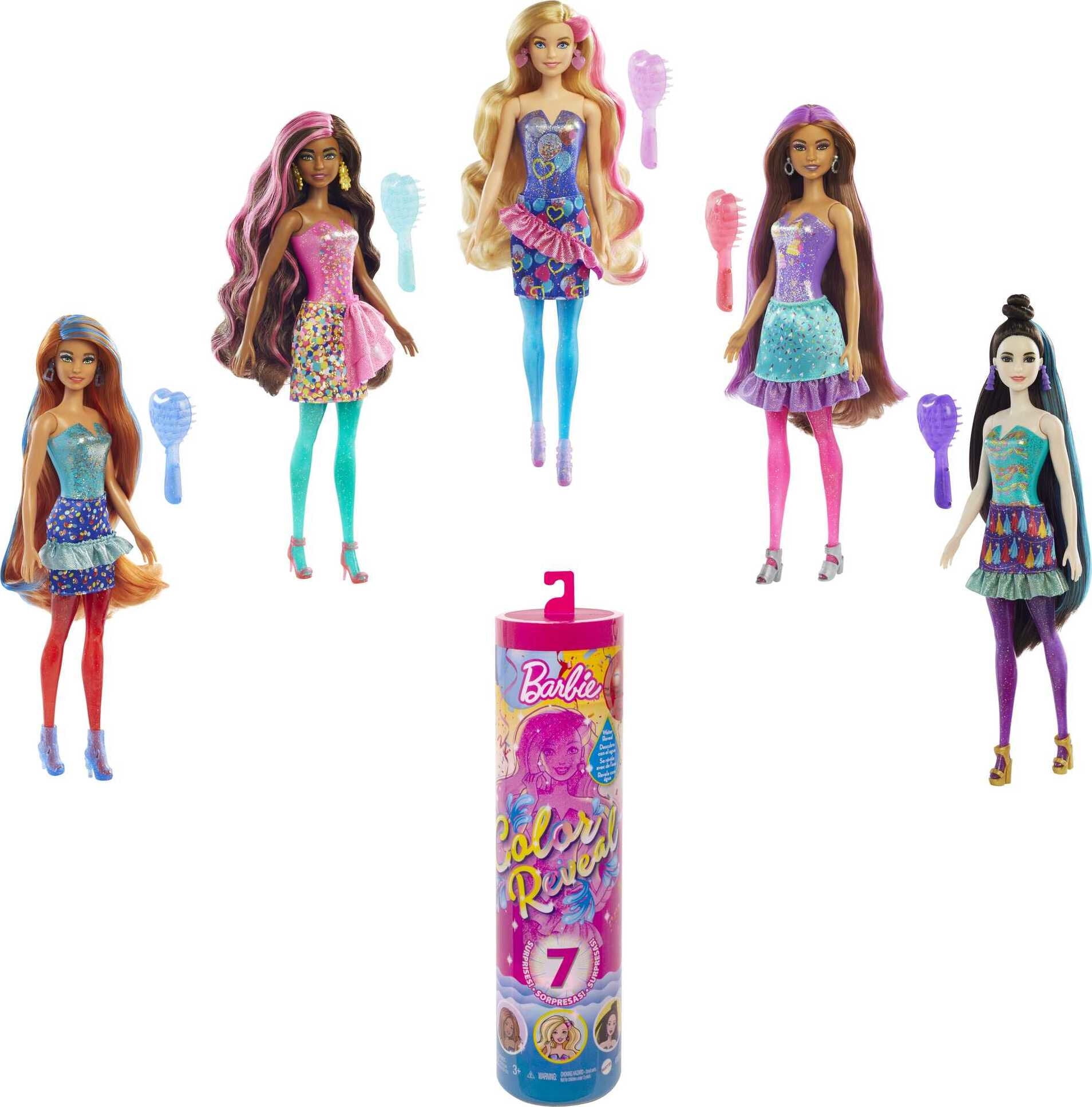 MATTEL® GTR96 Barbie Color Reveal Barbie Party 1 Überraschungspuppe NEU & OVP 