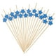 thumbnail image 1 of Uxcell 100Pcs Palillos de cóctel en forma de estrella de bambú para bebidas, alimentos y frutas, azul, 1 of 6