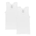 thumbnail image 2 of Camiseta Fruit Of The Loom Niño 4/5 Lisa sin Manga Blanco 2 Piezas, 2 of 4