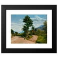 thumbnail image 2 of P. C. Skovgaard 14x12 Black Modern Framed Museum Art Print Titled - Italian Landscape (1854), 2 of 5