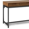 thumbnail image 6 of Simpli Home Banting 60 inch Wide Solid Wood Industrial Mid Century Desk in Medium Saddle Brown, 6 of 10