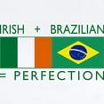 thumbnail image 2 of CafePress - Irish Brazilian Flag Infant Bodysuit - Baby Light Bodysuit, Size Newborn - 24 Months, 2 of 4