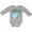 AC-Heather Grey, variant on Inktastic I Want a Hippopotamus for Christmas Hippo in Santa Hat Boys or Girls Long Sleeve Baby Bodysuit