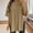 Khaki, variant on Tsesme Summer Oversize Short Sleeve Tops for Women Workout Loose T-Shirt Round Neck Tee with Hem Split