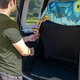 thumbnail image 5 of Xoenoiee Blue Peacock Print Dogs Car Seat Cover for Back Seat, Washable Bench Seat Covers Nonslip Backseat Cover Protector Car Interior Accessories for Truck SUV Van, 5 of 7