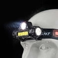 thumbnail image 4 of Linterna frontal multifuncional con carga USB y potente linterna LED magnética para acampar al aire libre y pescar, modelo 101, 4 of 5