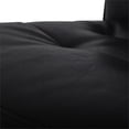 thumbnail image 2 of Simpli Home Foley Chaise de Bureau Pivotante Réglable en Faux Cuir Noir, 2 of 10