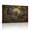 A, variant on XaaKee Brocade Borer Beetle Canvas Wall Art Peony Pattern Mosaic Body Painting Art Prints Inner Framed 18*12Inch