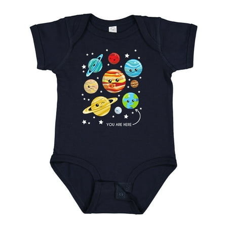 

Inktastic Cute Planets Kawaii Planets Space Cosmos Stars Gift Baby Boy or Baby Girl Bodysuit
