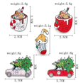 thumbnail image 3 of Broche de esmalte de café de dibujos animados para mujer, insignia de aleación, Pin de mochila de ropa vaquera, regalo de Navidad, árbol, taza de coche, lindo, joyería dulce, 3 of 4
