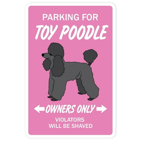 - Toy Poodle Novelty Sign | Indoor/Outdoor | Funny Home Décor for Garages, Living Rooms, Bedroom, Offices | SignMission Gift Miniature Groomer Groom Akc Sign Wall Plaque Decoration