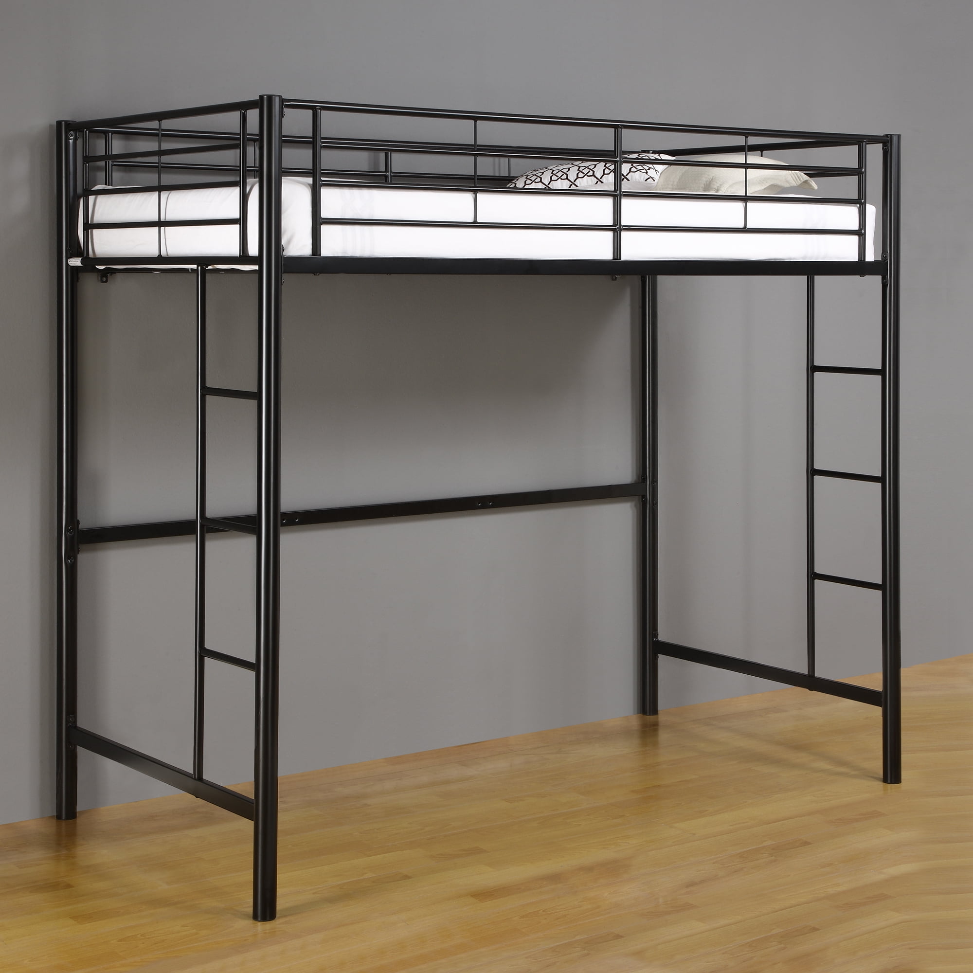Premium Twin Metal Loft Bed by Manor Park