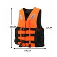 thumbnail image 3 of Children Adult Professional Life Vest  Reflective Adjustable Waistcoat Jacket With Whistle Belt For Swimming, 3 of 7