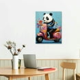 thumbnail image 3 of ARISTURING  Funny Baby Panda Wall Art Cute Animal Painting Prints on Canvas for Bedroom,Living room,Kitchen,Bathroom Decor, 3 of 5
