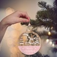 thumbnail image 2 of Qocolhg Handmade Christmas Ornaments, Wooden Decorative Hanging Christmas Tree Decor, Xmas Tree Bells Star Heart Home Decorations for Girls, Woodland Reindeer Snowflake Gift Tags, 2 of 8