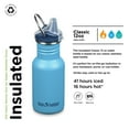 thumbnail image 2 of Klean Kanteen Kid Classic Narrow 12oz Stainless Steel Water Botle with Sippy Cap - Hawaiian Ocean, 2 of 7
