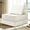 White, variant on Oooh life Convertible Floor Sofa Bed with Fixed-Shape Frame, Single Seater Boneless Modular Sectional Sofa, No Assembly Required Compression Sofa for Living Room Bedroom White