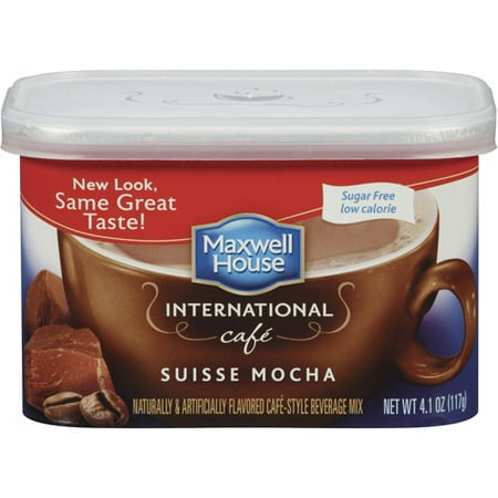 Maxwell House International Cafe Cafe-Style Sugar Free Suisse Mocha ...