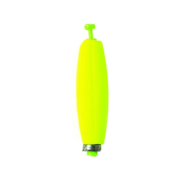 Eagle Claw Foam Cigar Floats 2 1/2" Weighted Chartreuse