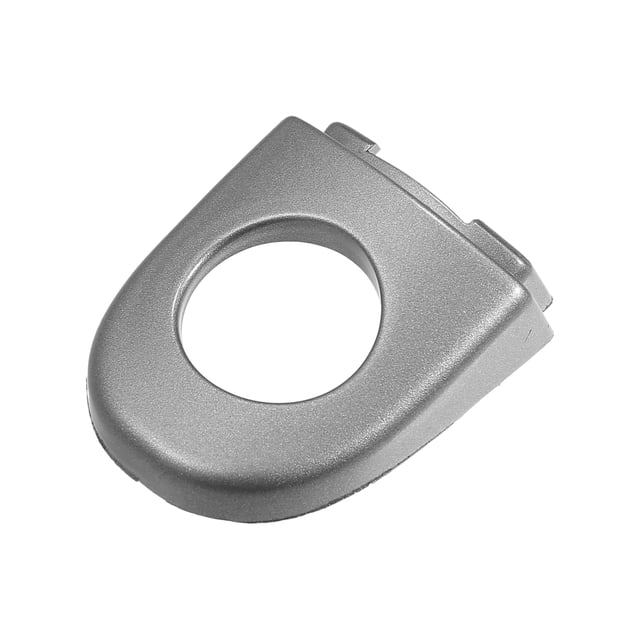 Reemplazo de la cubierta de la cerradura de la manija de la puerta exterior delantera izquierda derecha para Volkswagen Jetta - Paquete de 1 tono plateado