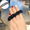 thumbnail image 3 of Silk Hair Scrunchies[4pcs], Hair Elastics, Women Girls Bobbles Scrunchies Elastic Hair Bands Ties Ropes Scrunchie Hair Accessories For Women Or Girls, 3 of 4