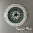 thumbnail image 2 of Ekena Millwork 63 3/4"OD x 55 7/8"ID x 3/4"P Cornelia Ceiling Ring (1/4 of complete circle), 2 of 10