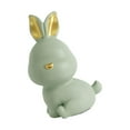 thumbnail image 1 of GROWTH TANK Rabbit Piggy Bank Bunny Statue Case Sculpture Resin Decoration Money Box for New 18cmx12cmx9cm, 1 of 4