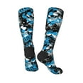 thumbnail image 4 of Daiia Sports Socks Football Time Printed Novelty Crew Socks for Men Women Knee High Socks Cotton Socks Soft & Breathable Support Unisex Socks, 4 of 9