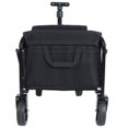 thumbnail image 6 of Collapsible Wagon Cart with Expandable Space, Foldable Wagon with All-Terrain Wheels, Heavy Duty Utility Cart for Grocery Camping Shopping, Black, 6 of 9