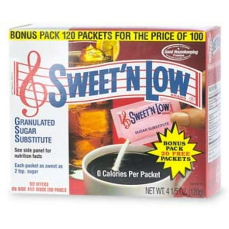 - Sweet 'N Low Granulated Sugar Substitute 120 ea