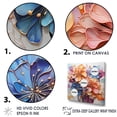 thumbnail image 3 of Designart "Vibrant Hydrangea Blossom In Blue And Orange" Hydrangea Wall Decor, 3 of 7