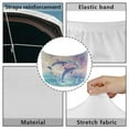 thumbnail image 6 of Uorisanigo Fantasy Dolphin Hood Cover Portable Washable Hood Covers for Cars Removable Protector for Car Hood Universal Fit Most Automotive Sedans Trucks Pickup SUVs, 6 of 7