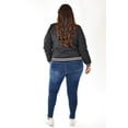 thumbnail image 3 of Chamarra universitaria Roman Fashion /Tallas Extras, 7094 (Negro) negro 42, 3 of 7